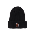 BAPE Kids Ape Head One Point Knit Cap 'Black'