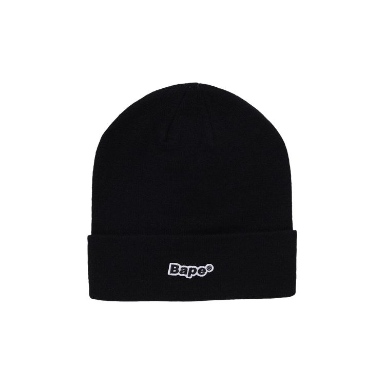 BAPE Patch Knit Cap 'Black'