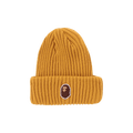 BAPE Kids Ape Head One Point Knit Cap 'Yellow'