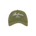 Balmain Signature Embroidered Cap 'Khaki'