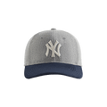 Kith & '47 For New York Yankees Unstructured Wool Fitted With Suede Brim 'Heather Grey'