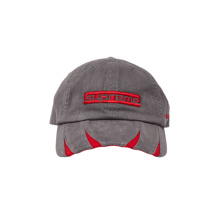 Supreme Jagged Visor 6-Panel 'Grey'