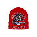 Supreme Peace Embroidered Beanie 'Red'
