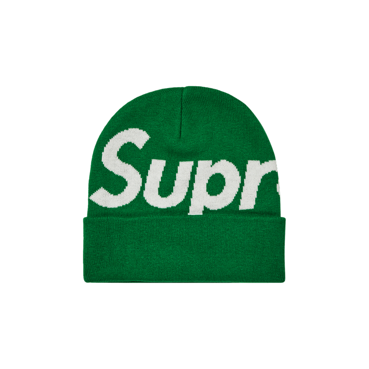 Supreme Big Logo Beanie 'Green'