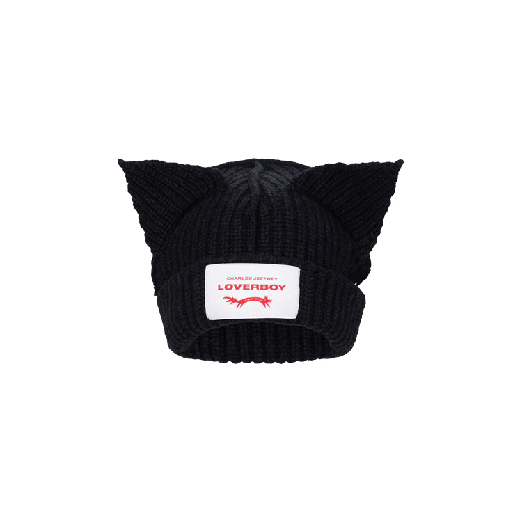 Charles Jeffrey Loverboy Chunky Ears Beanie 'Black'