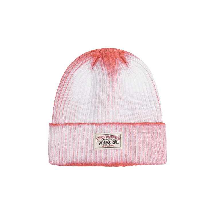 Stussy Workgear Spray Cuff Beanie 'Orange'
