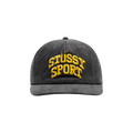 Stussy Mid-Depth Sport Arch Strapback 'Charcoal'