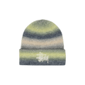 Stussy Spray Stripe Cuff Beanie 'Lime Multicolor'