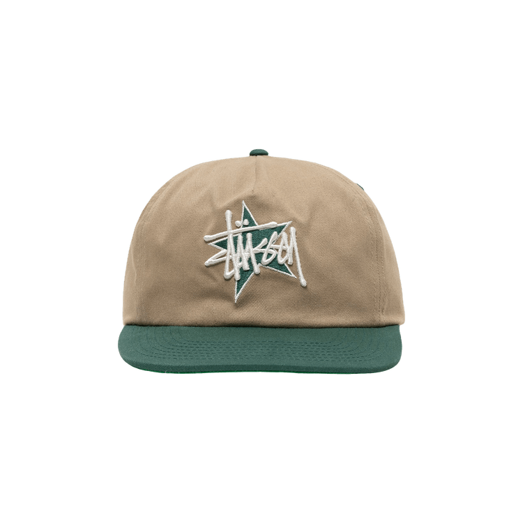 Stussy Mid-Depth Basic Star Strapback 'Khaki'