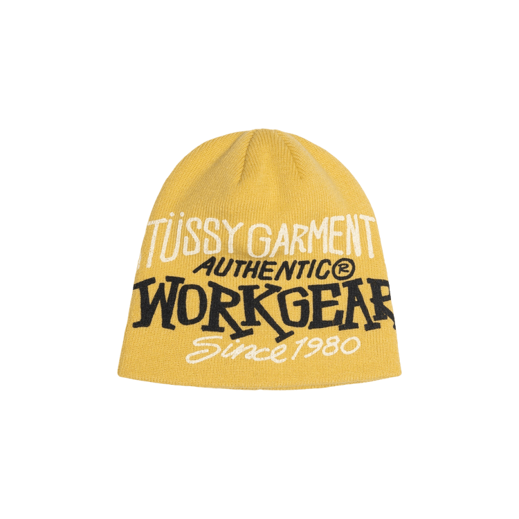 Stussy Workgear Print Skullcap 'Mustard'