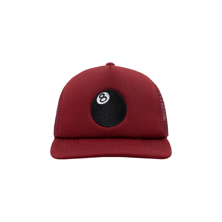 Stussy Trucker 8 Ball Snapback 'Paprika'