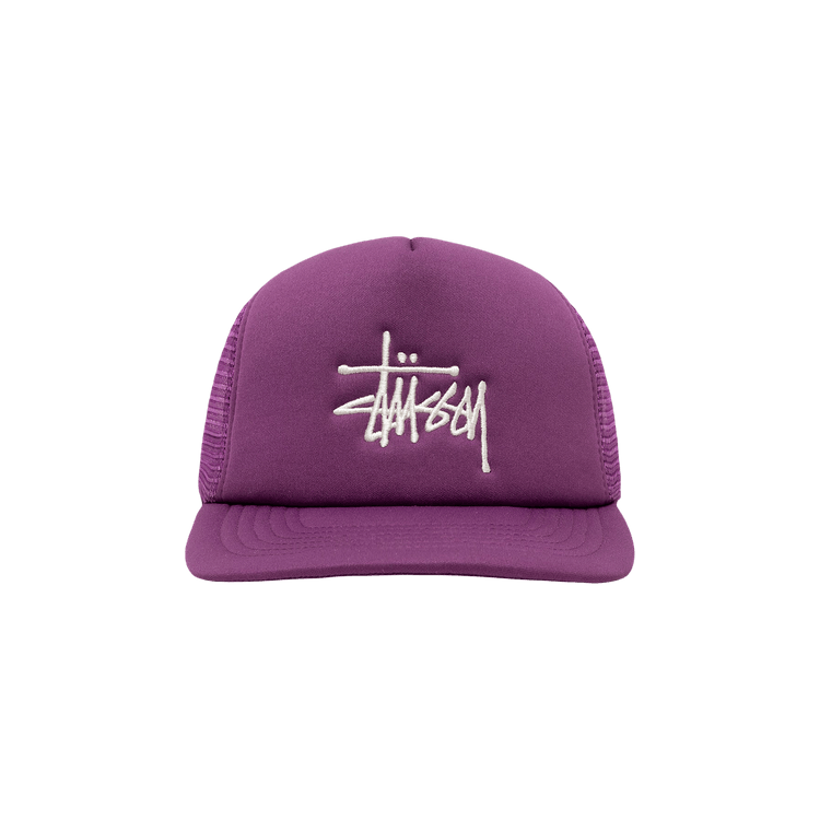 Stussy Trucker Big Basic Snapback 'Orchid'