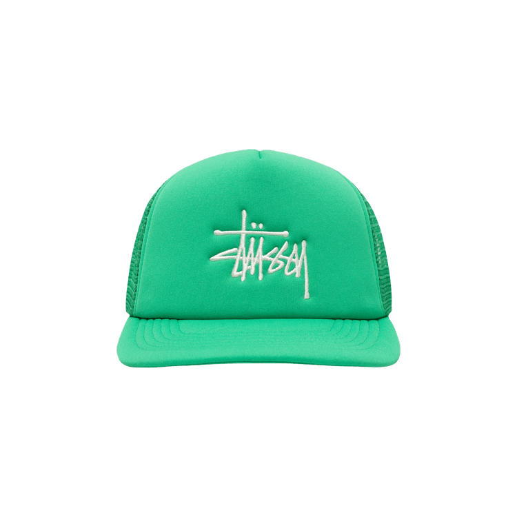 Stussy Trucker Big Basic Snapback 'Kelly Green'