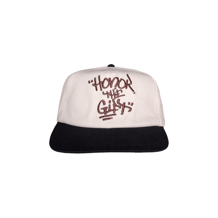 Honor The Gift Script Hat 'White'