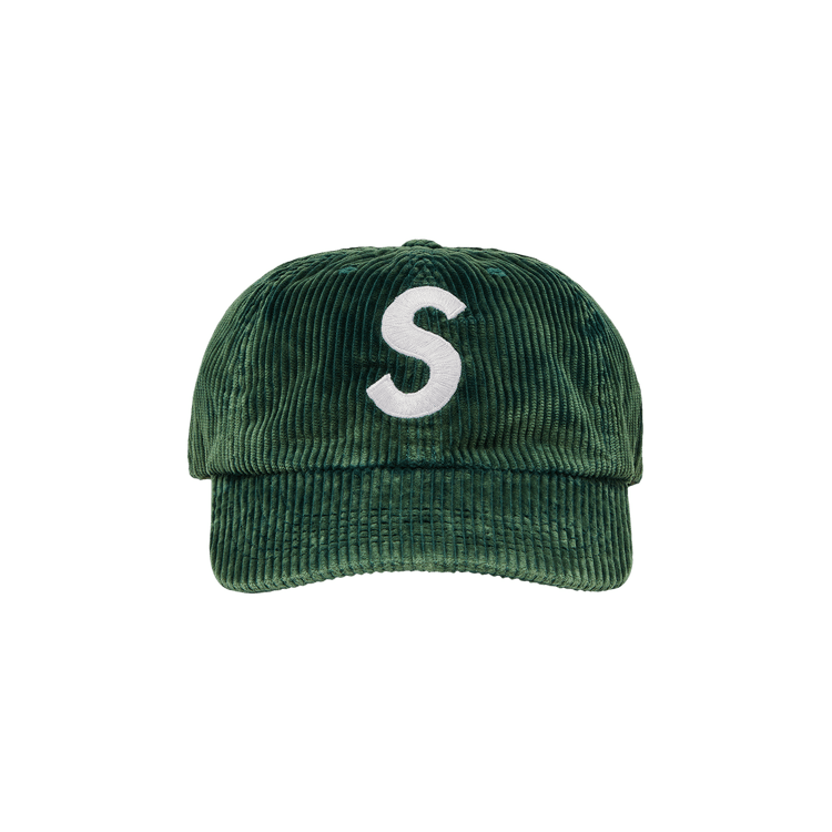 Supreme Corduroy S Logo 6-Panel 'Green'