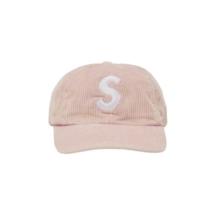 Supreme Corduroy S Logo 6-Panel 'Light Pink'
