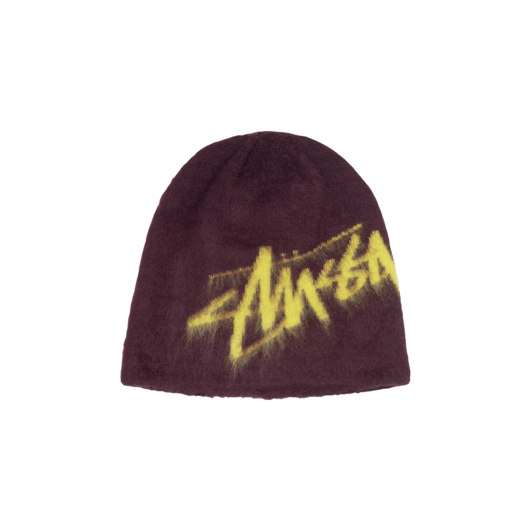 Stussy Brushed Out Stock Skullcap 'Eggplant'