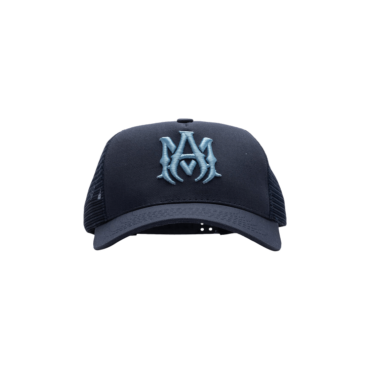 Amiri Logo Trucker Hat 'Navy'