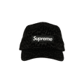 Supreme Leopard Corduroy Camp Cap 'Black'