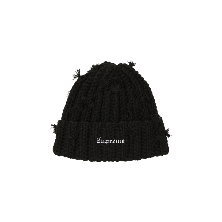 Supreme Hand Tied Beanie 'Black'