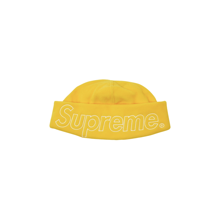 Supreme Polartec Beanie 'Yellow'