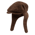 Aimé Leon Dore Herringbone Earflap Hat 'Brown'
