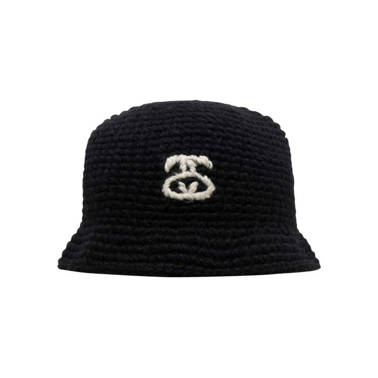 Stussy SS Link Knit Bucket Hat 'Black'