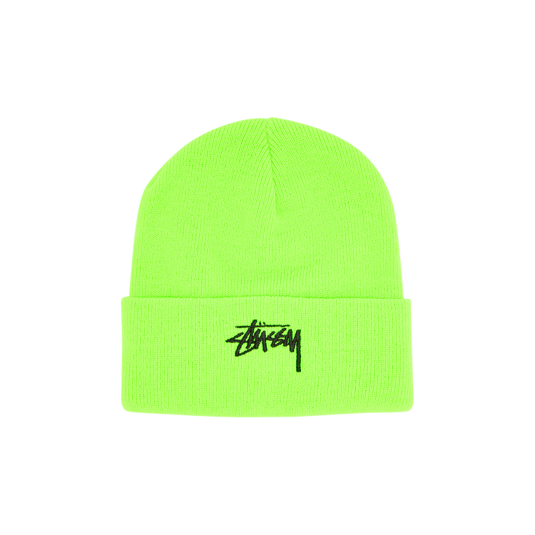 Stussy Stock Cuff Beanie 'Flo Green'