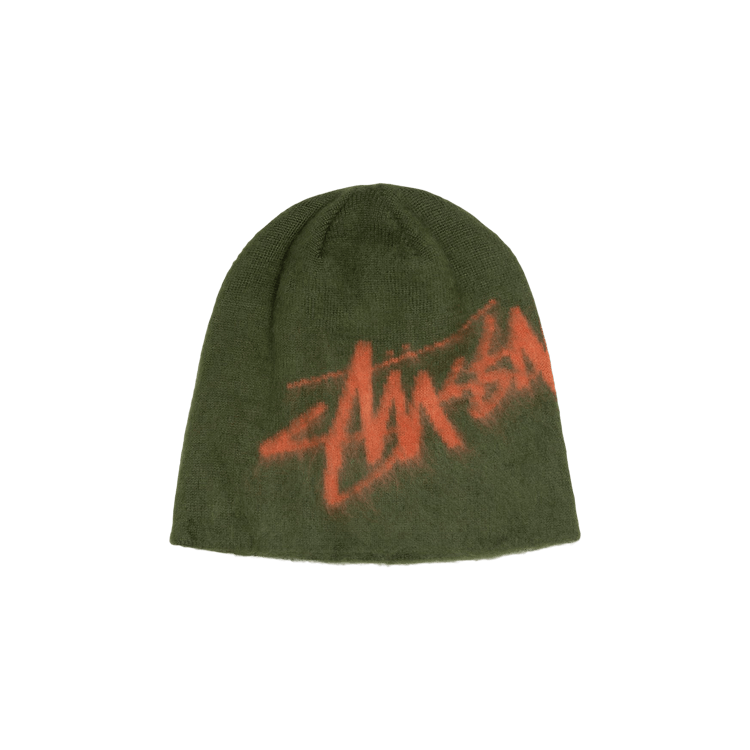 Stussy Brushed Out Stock Skullcap 'Olive'