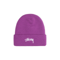 Stussy Stock Cuff Beanie 'Violet'