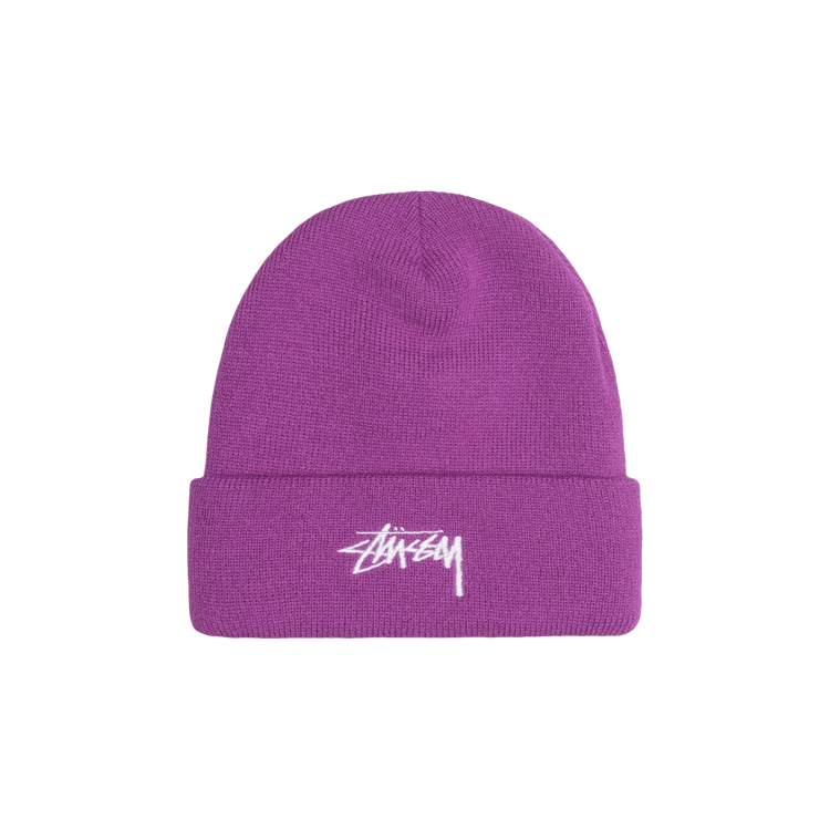 Stussy Stock Cuff Beanie 'Violet'