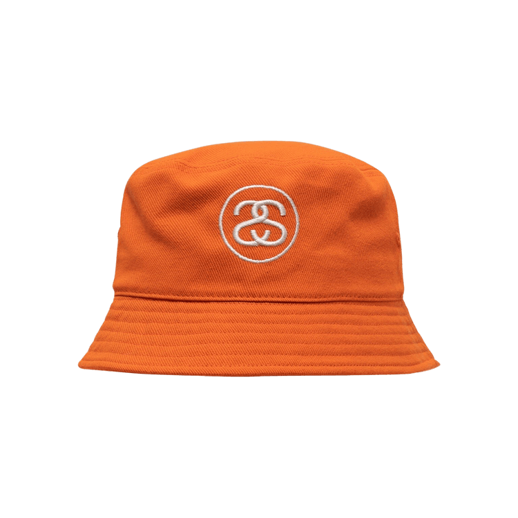 Stussy SS Link Deep Bucket Hat 'Orange'