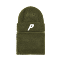 Palace Zip Off Facewarmer P Beanie 'The Deep Green'
