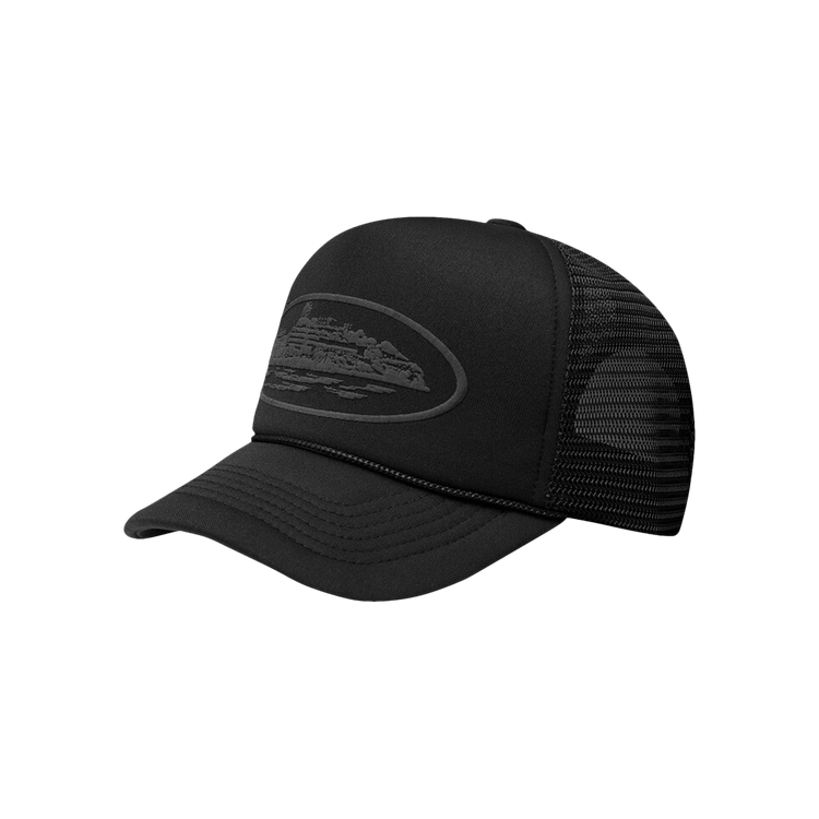 Corteiz Alcatraz Premium Trucker 'Triple Black'
