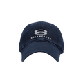 Balenciaga Embroidered Logo Baseball Hat 'Marine Blue/Grey'