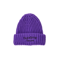Supreme Classic Logo Chunky Ribbed Beanie 'Purple'