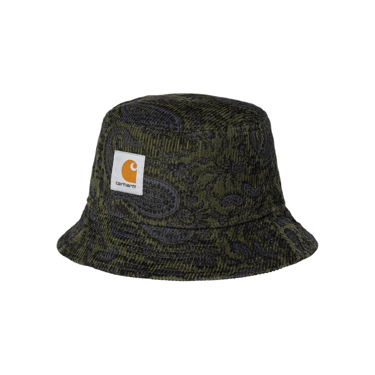Carhartt WIP Cord Bucket Hat 'Paisley Print/Plant'