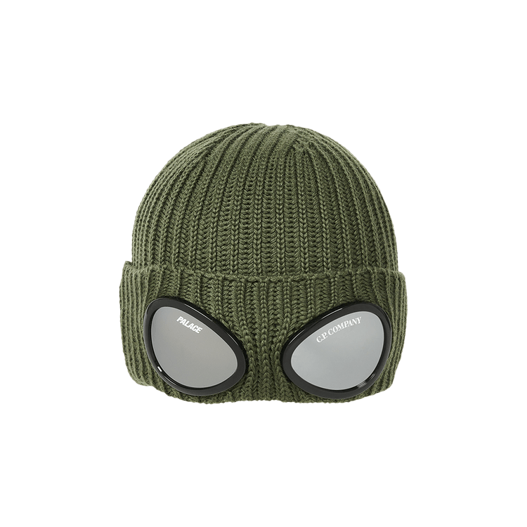 Palace x C.P. Company Peak Goggle Beanie 'Olive'