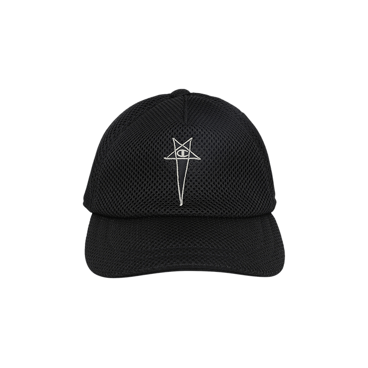 Rick Owens x Champion Mesh Baseball Cap 'Black'