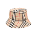 Burberry Kids Vintage Check Print Bucket Hat 'Archive Beige'