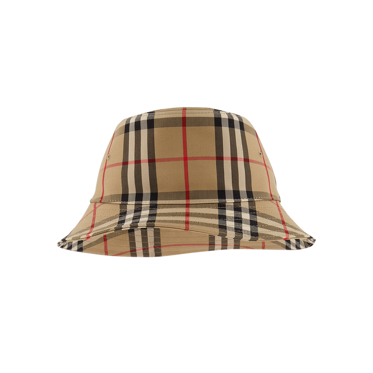 Burberry Kids Check Bucket Hat 'Archive Beige'