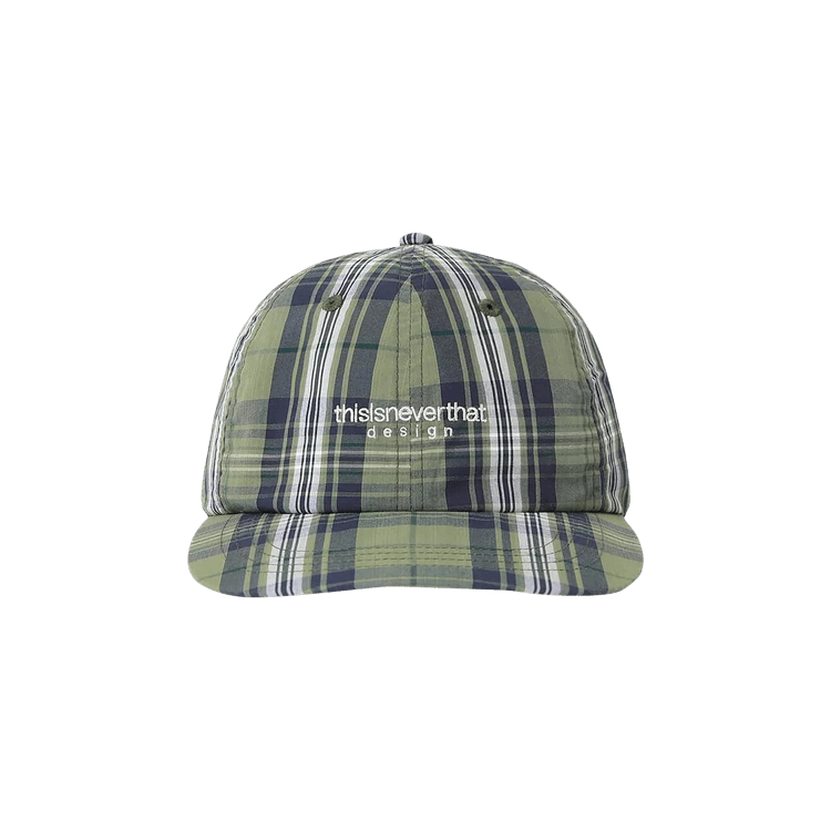 thisisneverthat Cordura Check L Logo Cap 'Khaki'