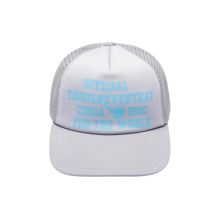 thisisneverthat For The World Mesh Trucker Cap 'Grey'