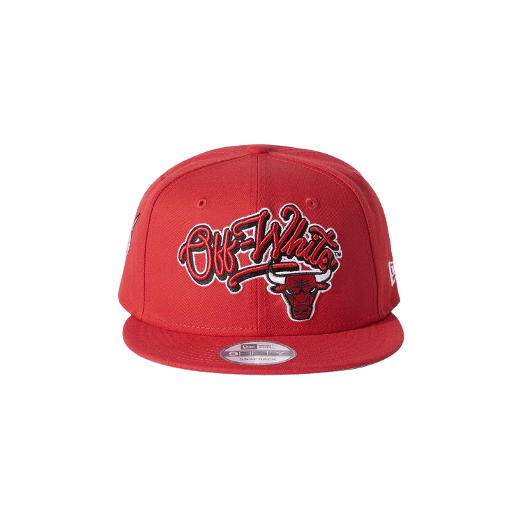 Chicago Bulls x Off-White x New Era Hat 'Red'