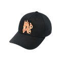 Palm Angels Burning Monogram Cap 'Black/Gold'