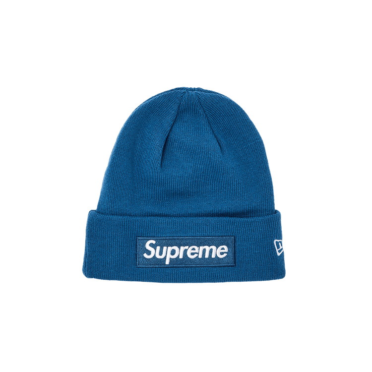 Supreme x New Era Box Logo Beanie 'Blue'
