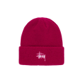 Stussy Basic Cuff Beanie 'Magenta'