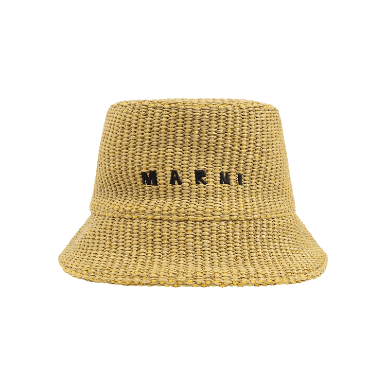 Marni Logo Bucket Hat 'Pastel Olive'
