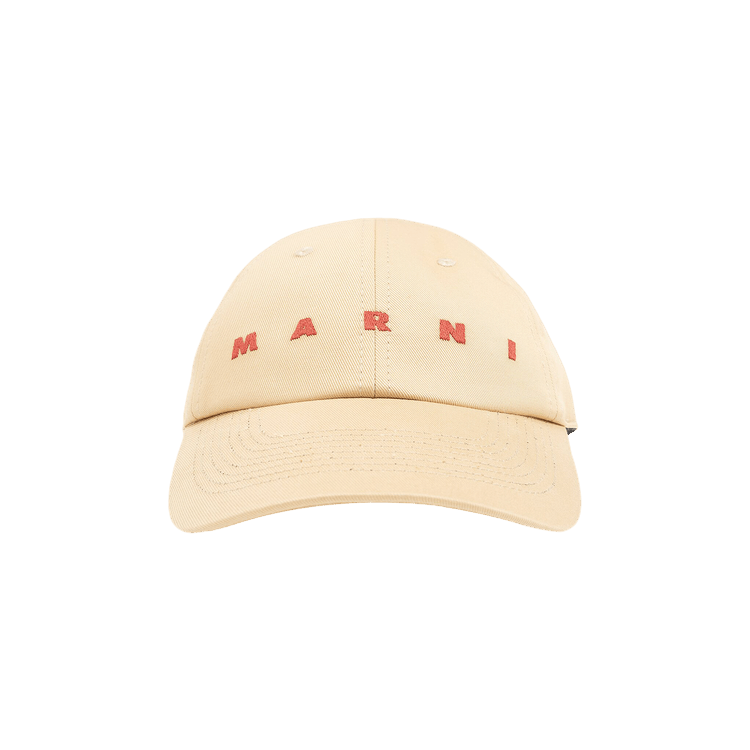 Marni Logo Baseball Hat 'Buttercream'