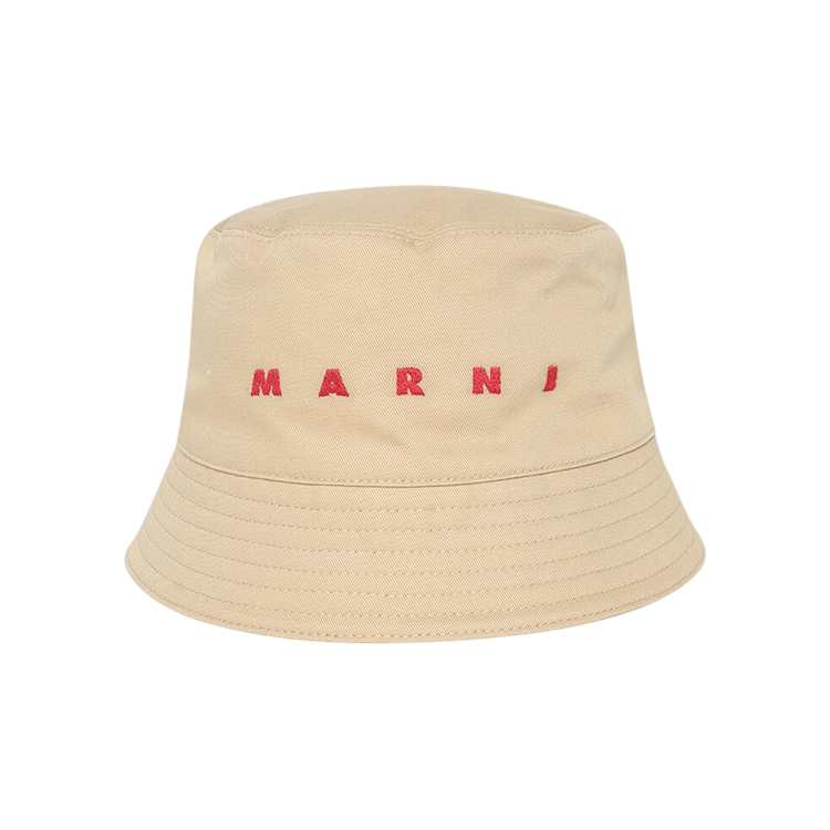Marni Logo Bucket Hat II 'Buttercream'